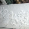 雪花白大理石浮雕，白色大理石雕刻，白色大理石造型