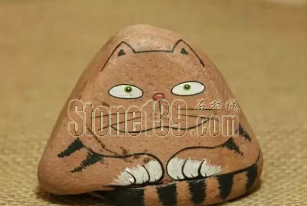 鵝卵石也能變得“萌萌噠”！“石頭畫(huà)”引關(guān)注
