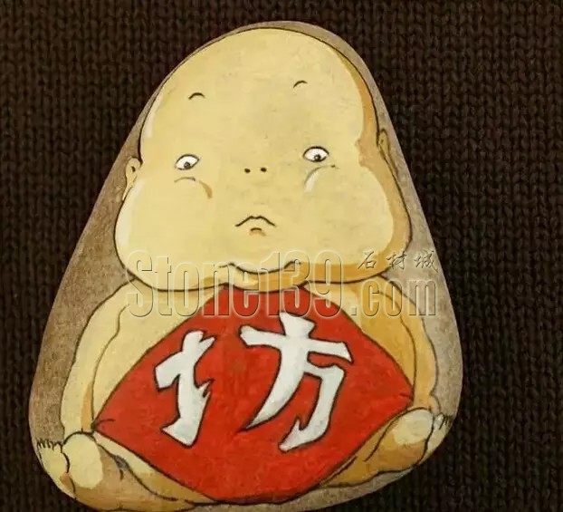 鵝卵石也能變得“萌萌噠”！“石頭畫(huà)”引關(guān)注