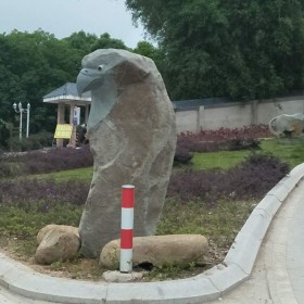 園林擺設(shè)石雕 動物雕刻 老鷹