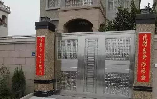 石材別墅大門 庭院石材大門柱實例拍攝欣賞 別墅庭院大門石材