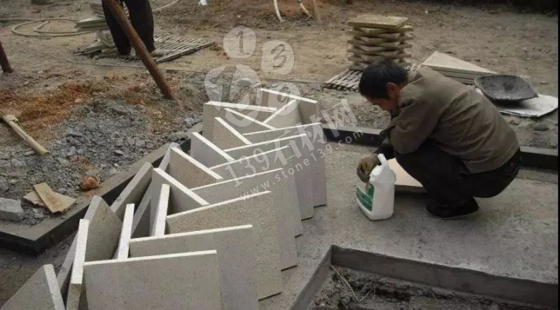 石材鋪裝施工