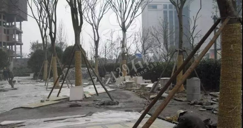 石材鋪裝施工