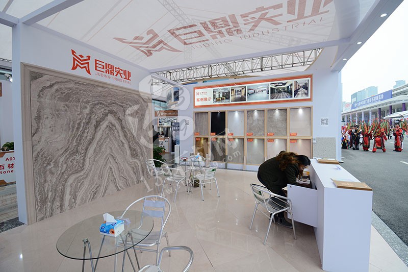 2019年廈門(mén)石材展-貴州巨鼎石業(yè)展館現(xiàn)場(chǎng)(A-W087展位號(hào))