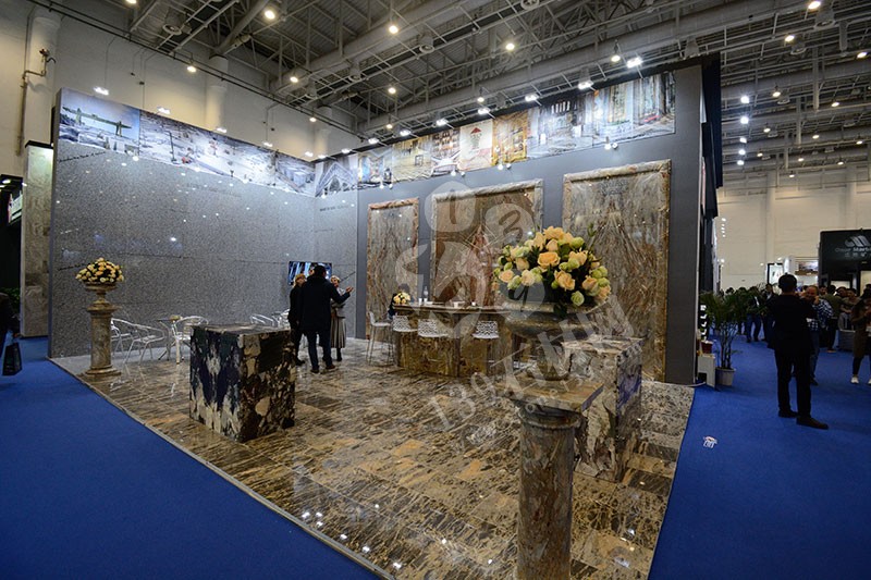 2019年廈門(mén)石材展展館現(xiàn)場(chǎng)