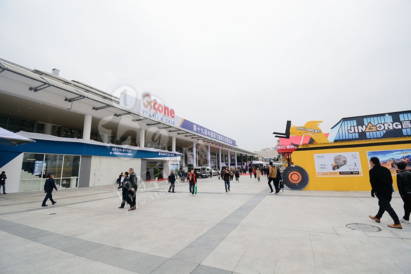 2019年廈門(mén)石材展展館現(xiàn)場(chǎng)