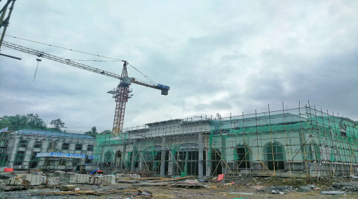 貴州巨鼎石材工程 | 思南縣人民銀行建設(shè)項(xiàng)目施工現(xiàn)場
