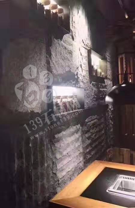 芝麻黑等黑色石材自然面復(fù)古背景墻裝飾 中國(guó)風(fēng)的韻味 世界流行