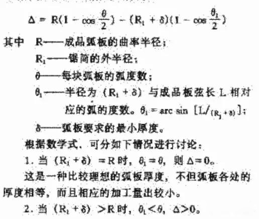加工標(biāo)準(zhǔn)|鋸?fù)布庸な膱A柱弧板的工藝問題