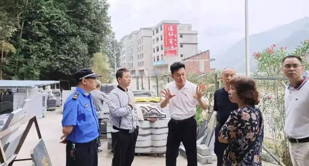 中國福建省南平市政和縣拆除4家石材加工場，拆除面積達1360平方米