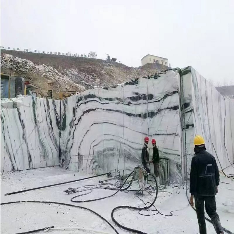 國(guó)寶級(jí)石材熊貓白大理石