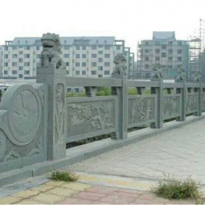 青石欄桿，石雕欄桿，石欄板，橋欄板