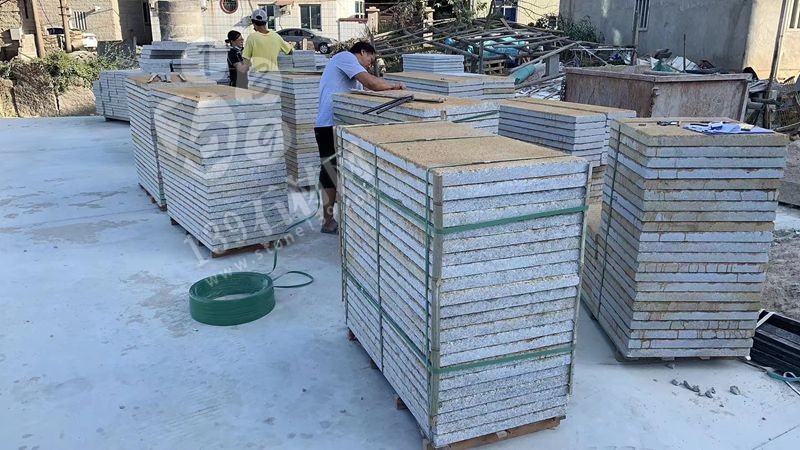 石材菠蘿面用機打和手工有什么區(qū)別？