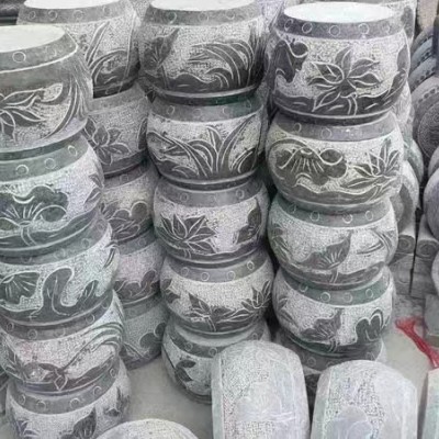 青石柱墩，青石柱礎(chǔ)石廠家，青石柱頂石，青石柱基石銷售報價