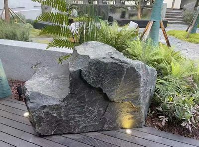 中國黑原皮景觀石裝飾應(yīng)用 水景系列