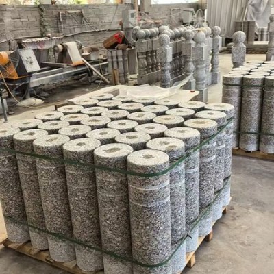 河南花崗巖擋車柱批發(fā)可加工各種異形成品